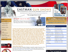 Tablet Screenshot of eastmangunshows.com